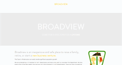 Desktop Screenshot of broadview.ca