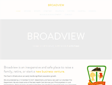 Tablet Screenshot of broadview.ca